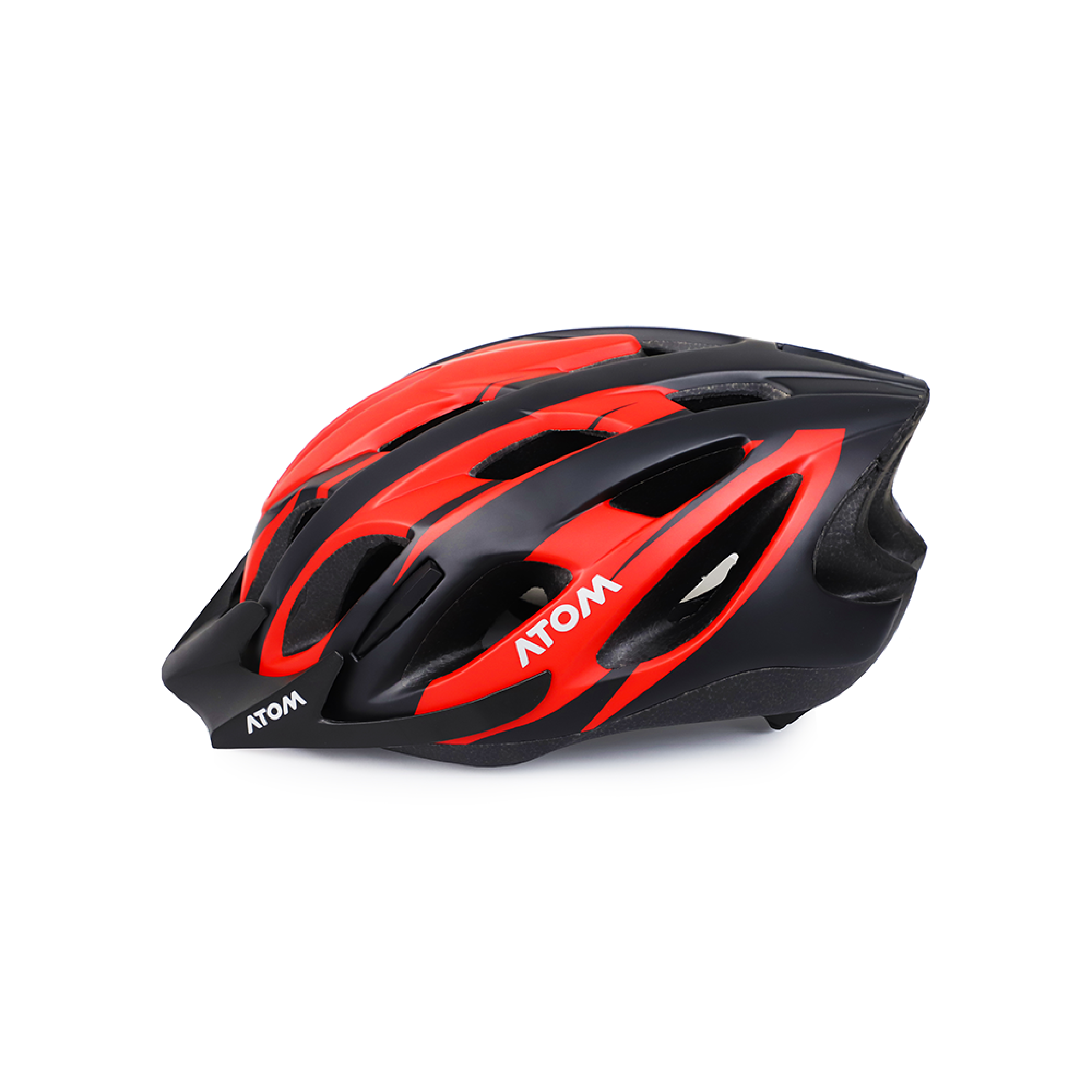 Cascos Atom-09 Casco MTB Negro/Rojo AT-710 - Imagen 1